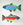 Fisch-Pinata in bunte Farben